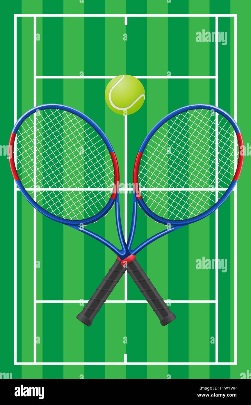 sport tennis set vector illustration Stock Vector Image & Art - Alamy