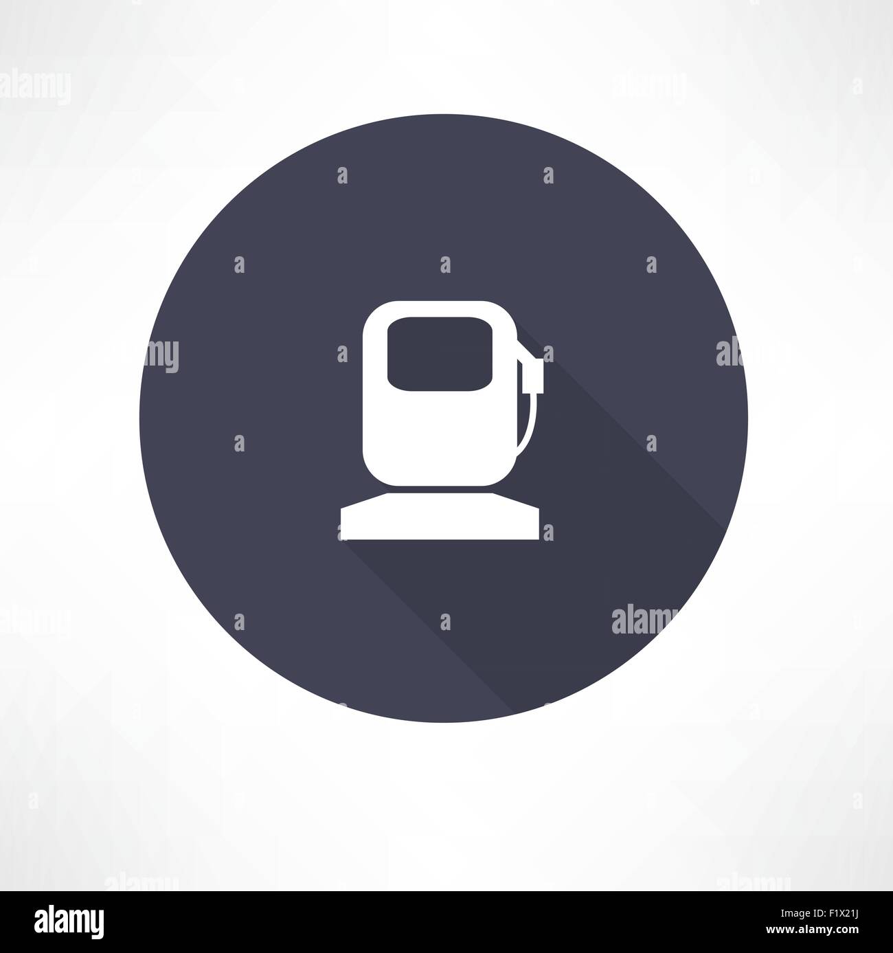 Gas station icon flat vector image Stock Vector Image & Art - Alamy