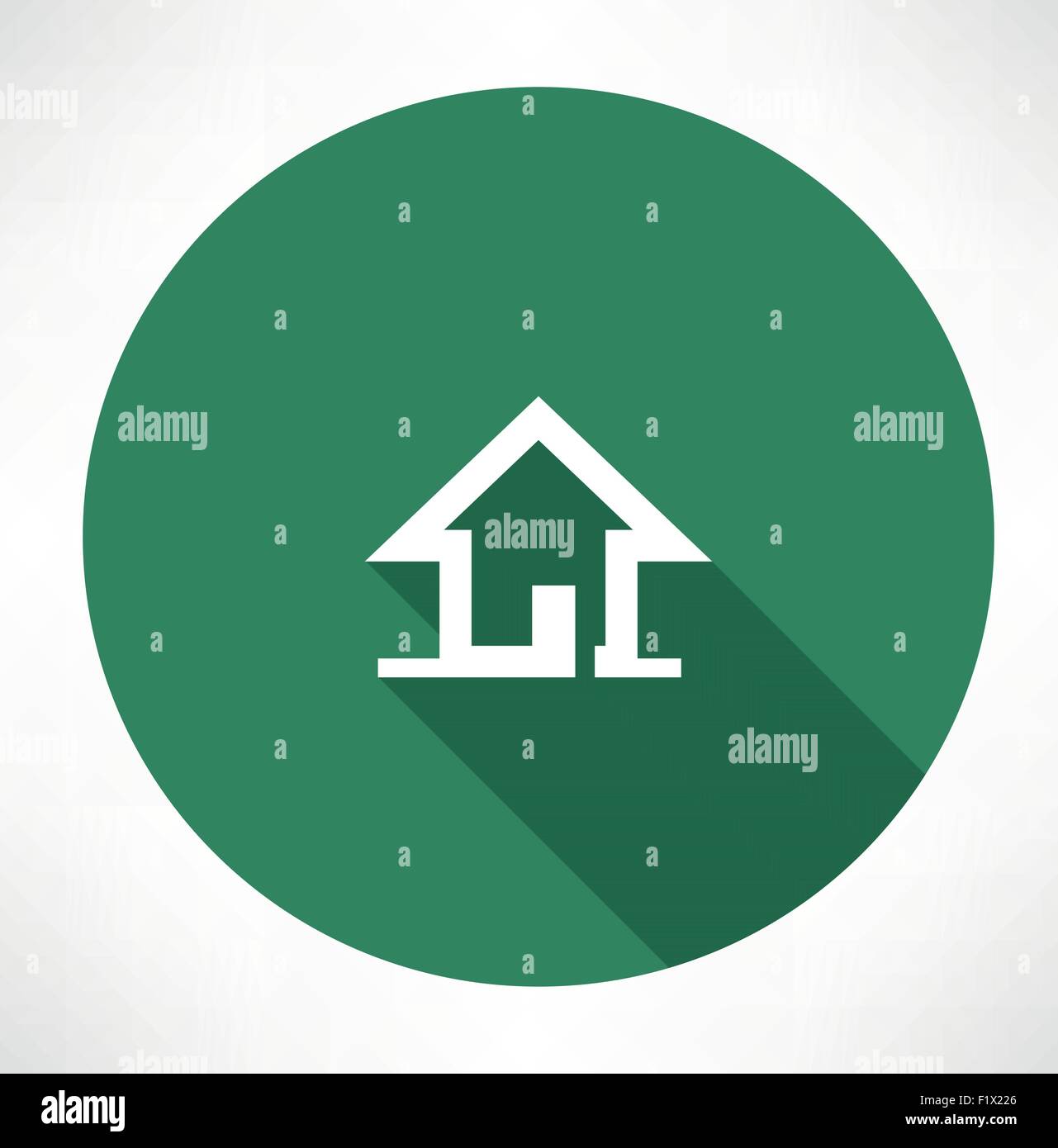 little house icon. Flat modern style vector illustration Stock Vector ...