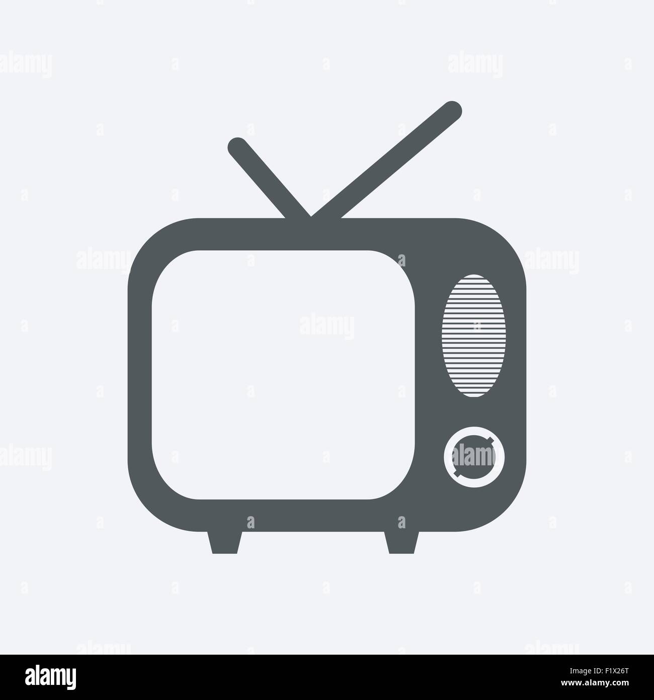TV vector icon Stock Vector Image & Art - Alamy
