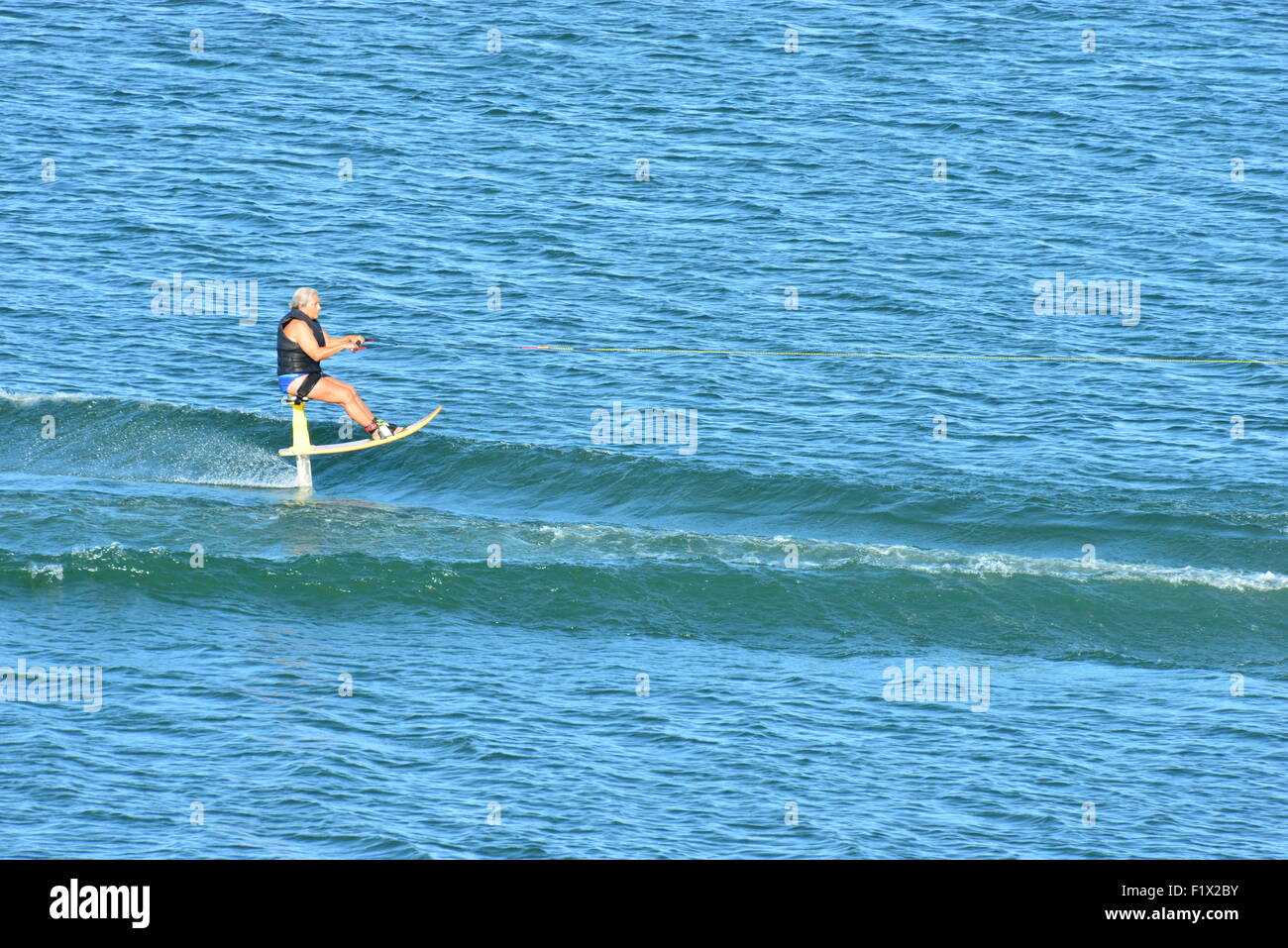 A Lady water skiing on Lake Havasu in Arizona Stock Photo Alamy