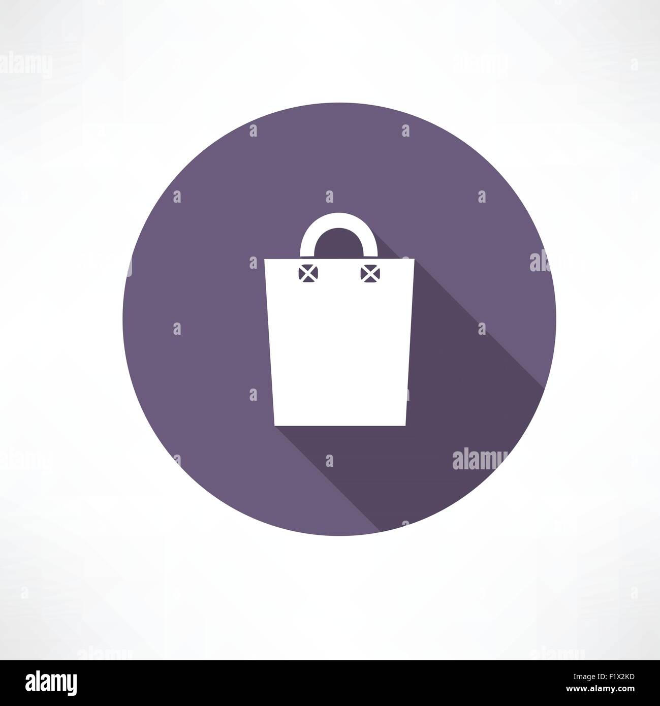 Shopping bag Flat modern style vector illustration Stock Vector Image ...