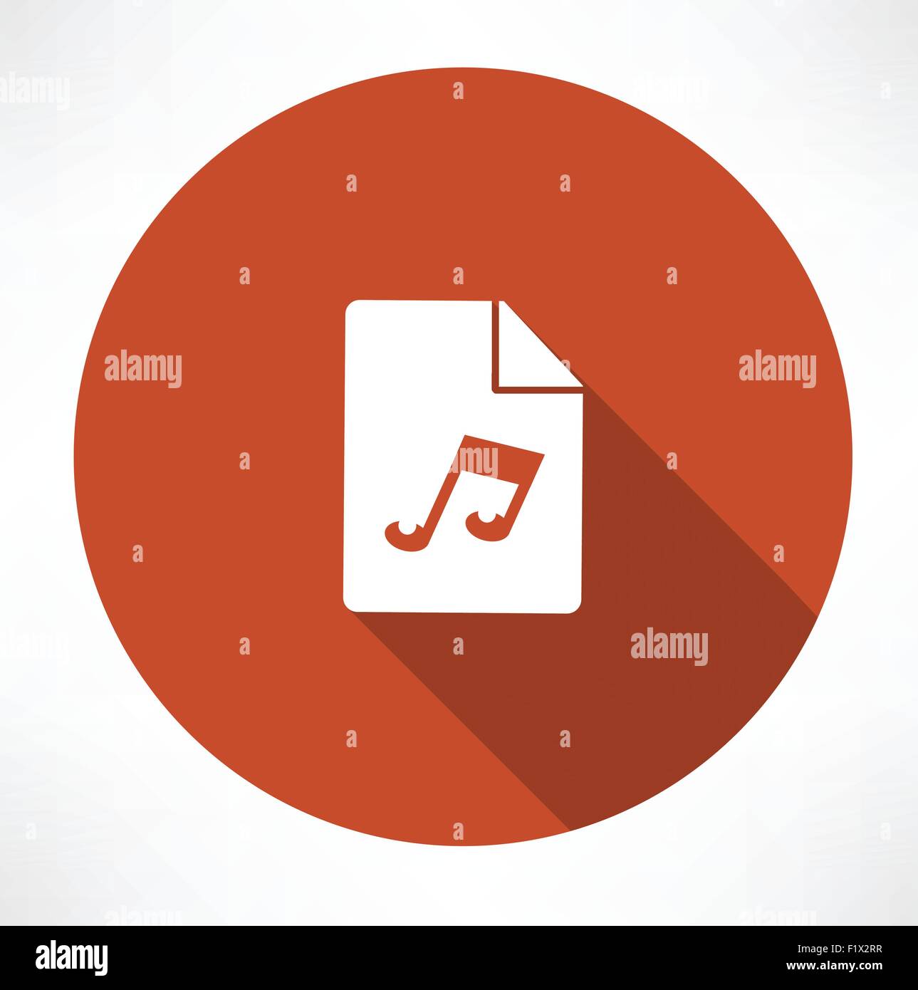 Music note icon. Flat modern style vector illustration Stock Vector ...