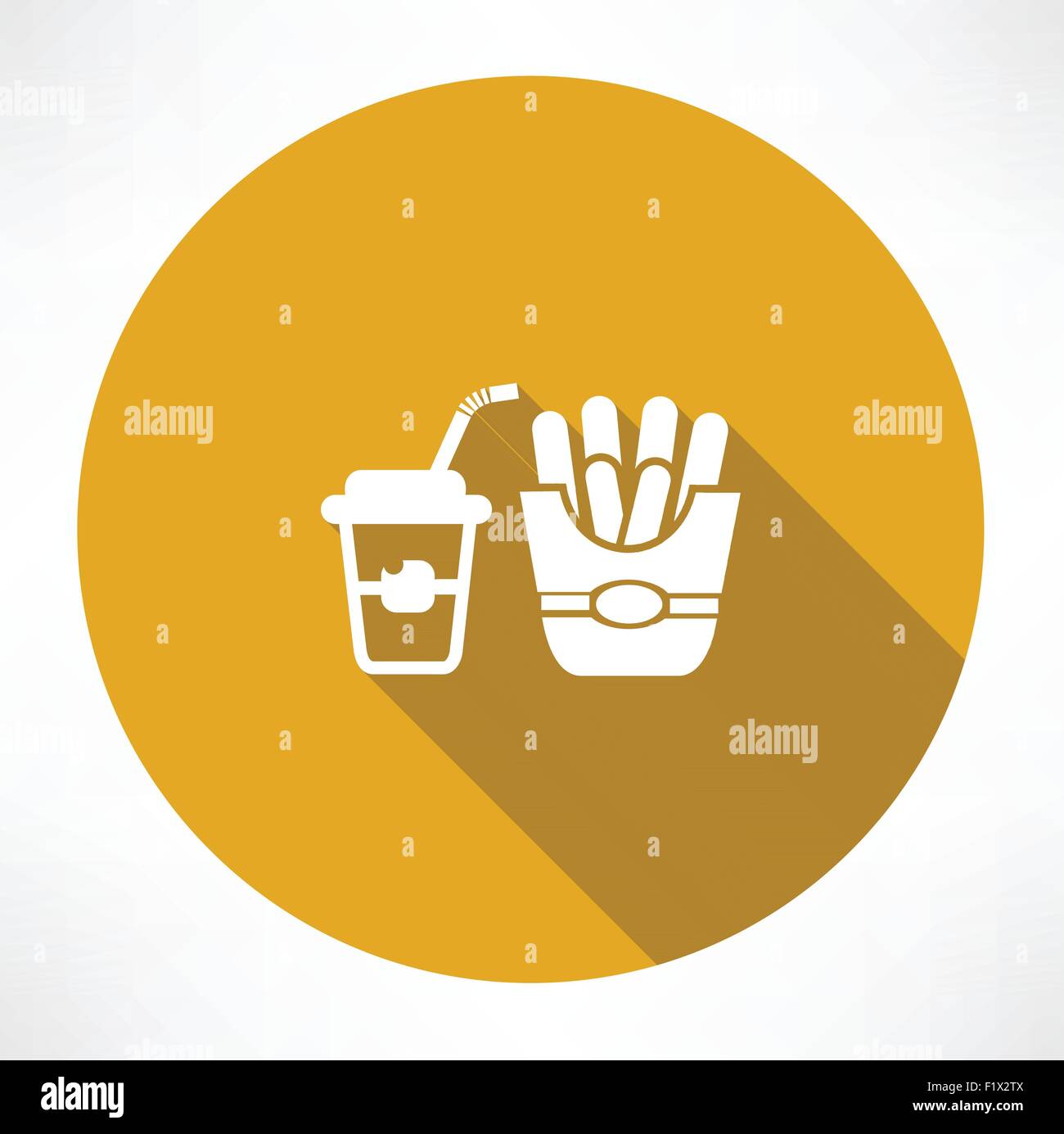 Fast Food Icons. Flat modern style vector illustration Stock Vector ...