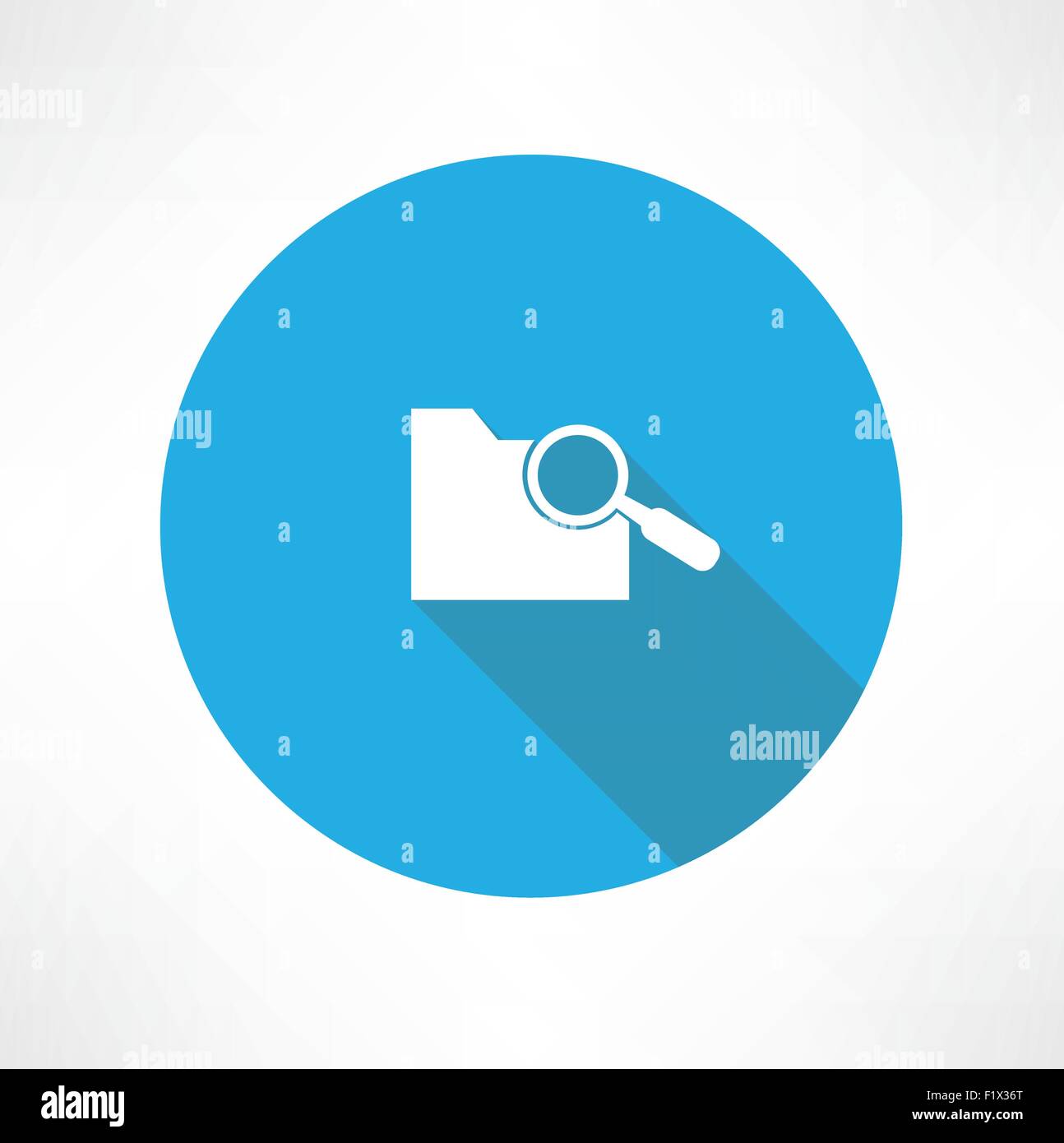 search folder icon Flat modern style vector illustration Stock Vector ...