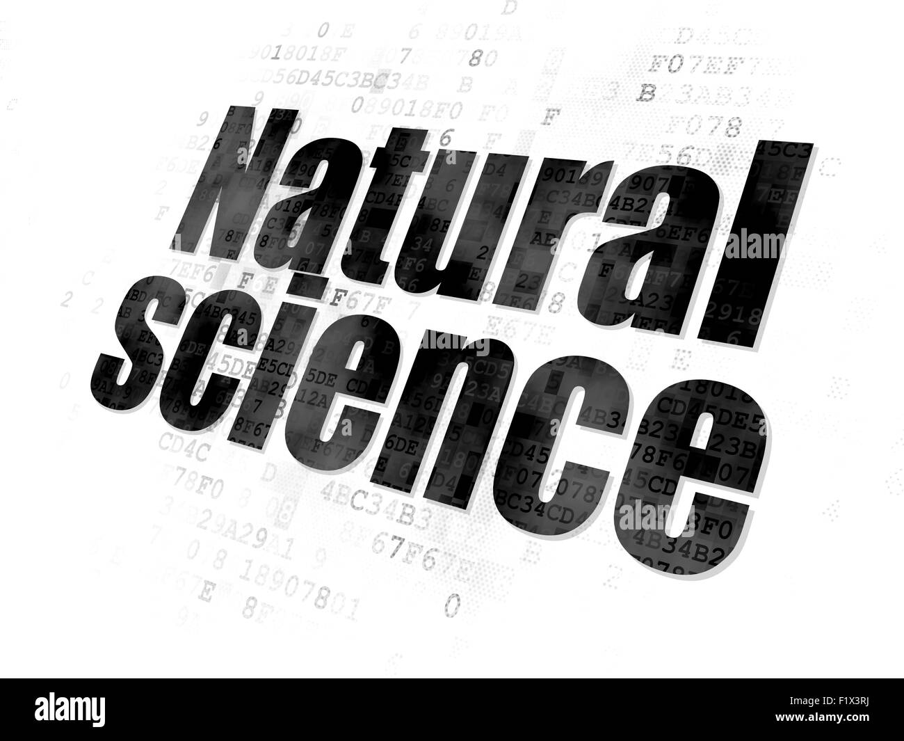 Science concept Natural Science on Digital background Stock Photo Alamy