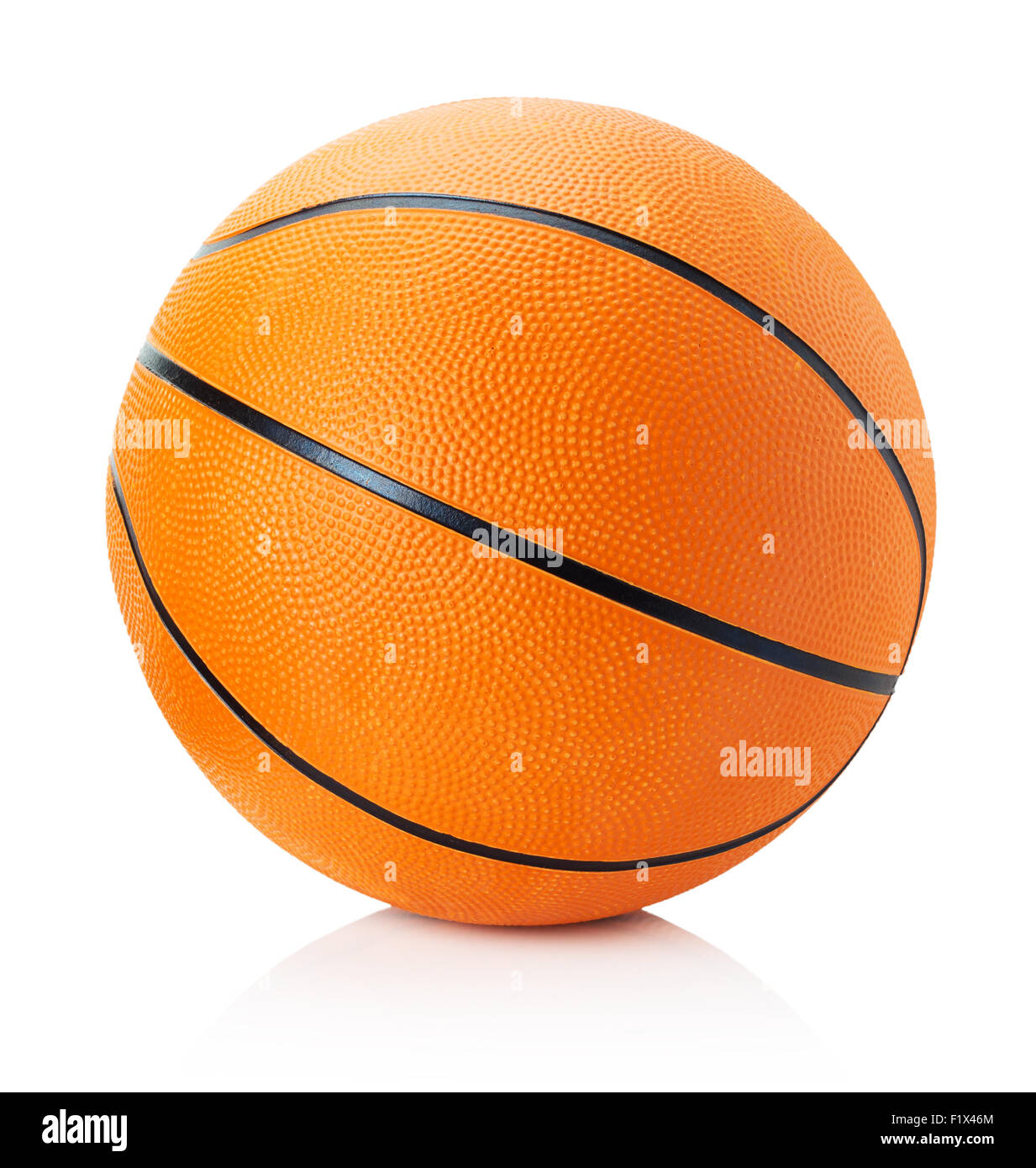 basketball isolated on a white background. Stock Photo
