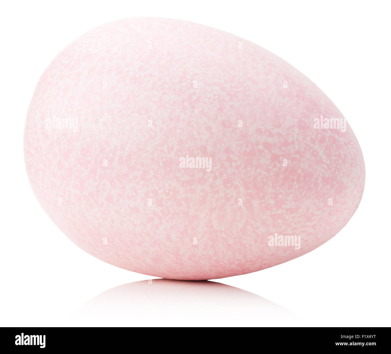 pink egg isolated on a white background Stock Photo - Alamy