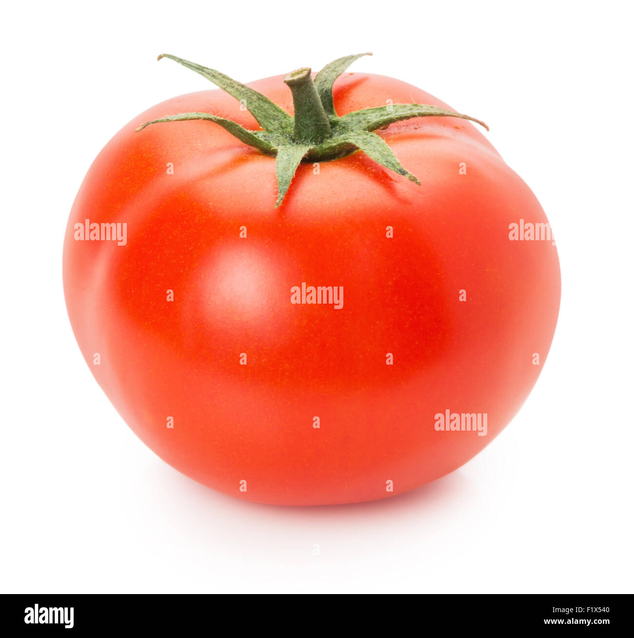 fresh tomato on a white background Stock Photo - Alamy
