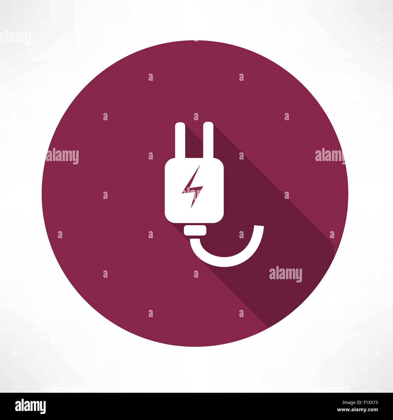 electricity, piug icon Flat modern style vector illustration Stock ...