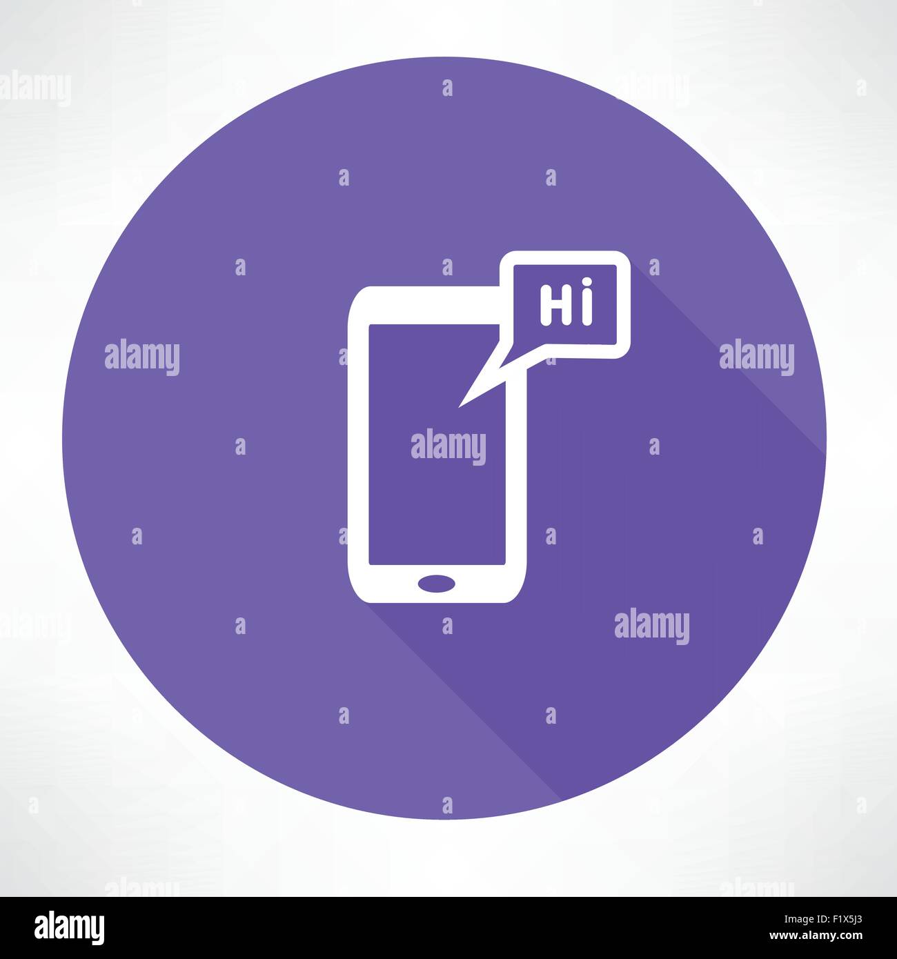 phone icon. Flat modern style vector illustration Stock Vector Image ...