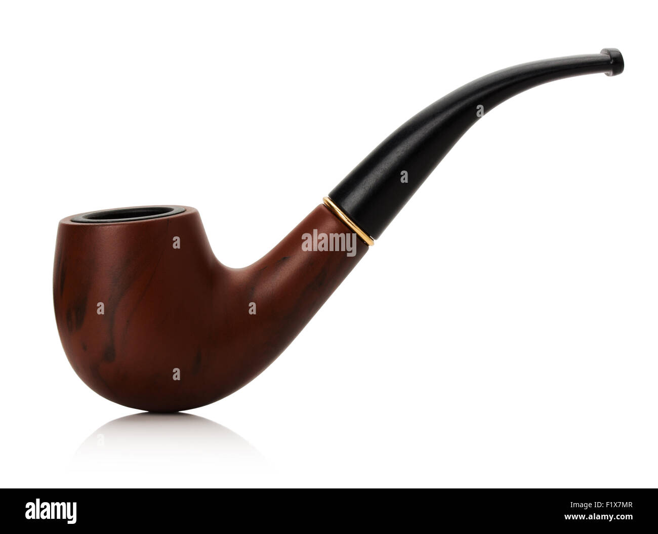 Tobacco pipe isolated on white background Stock Photo Alamy