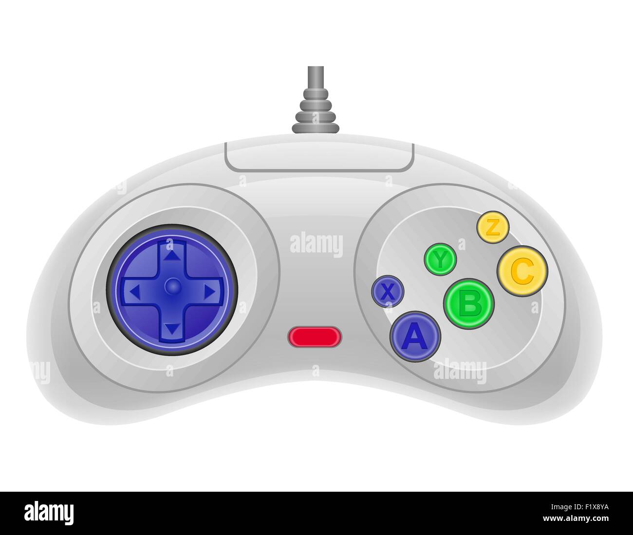 joystick for gaming console vector illustration EPS 10 isolated on ...