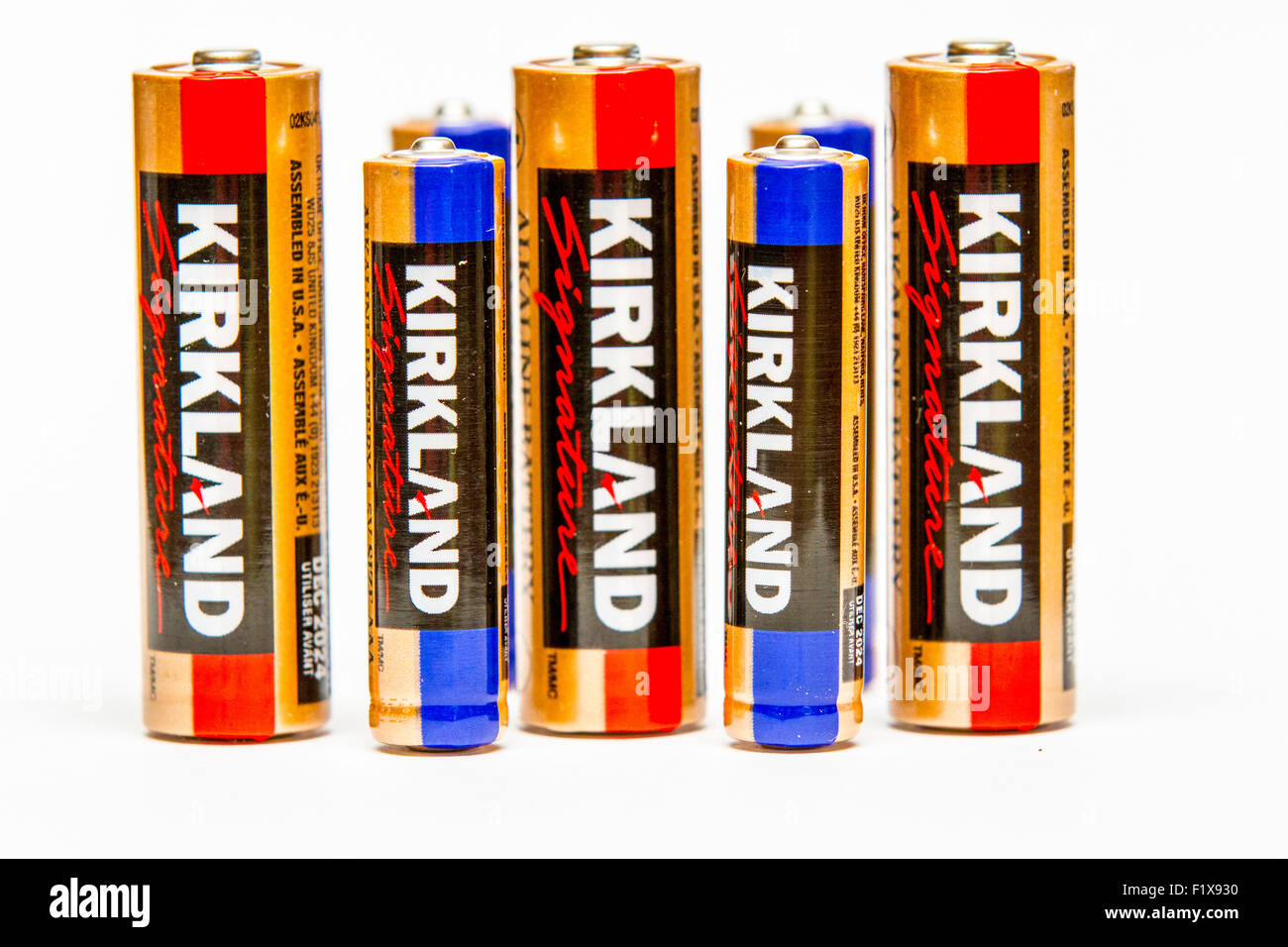 Costco's brand of Kirkland Batteries Stock Photo - Alamy