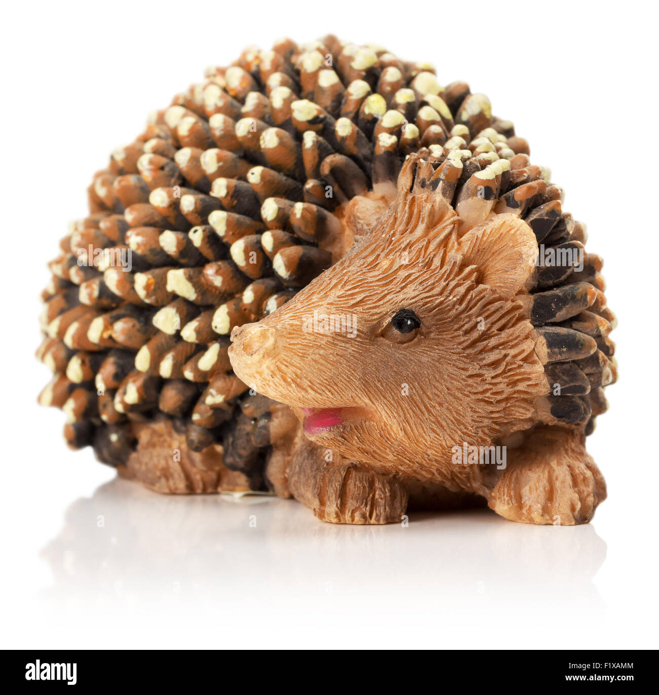 hedgehog figurine isolated on the white background Stock Photo Alamy