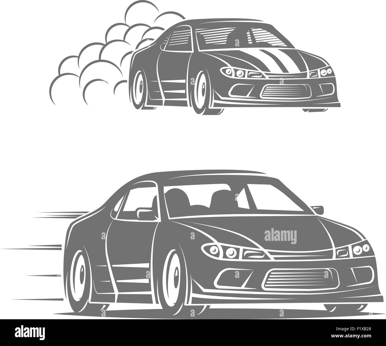 Drift car Black and White Stock Photos & Images - Alamy