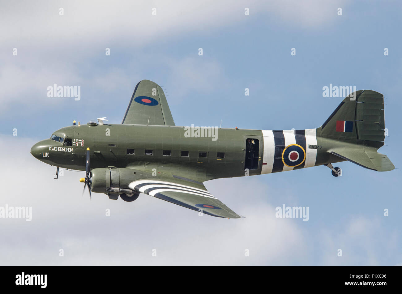 Douglas C-47 Dakota ZA947 Battle of Britain Memorial Flight Stock Photo