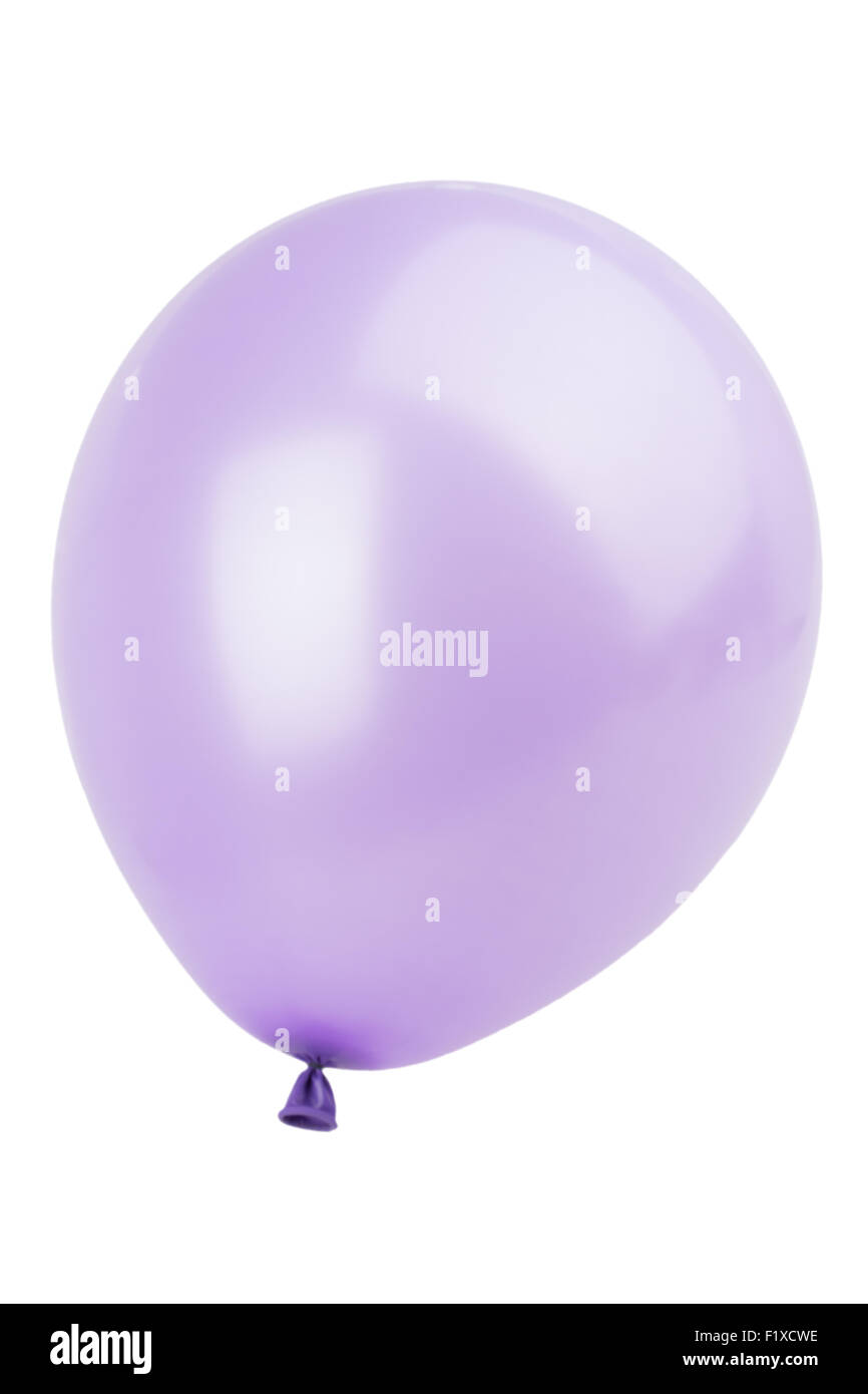 purple balloon Stock Photo