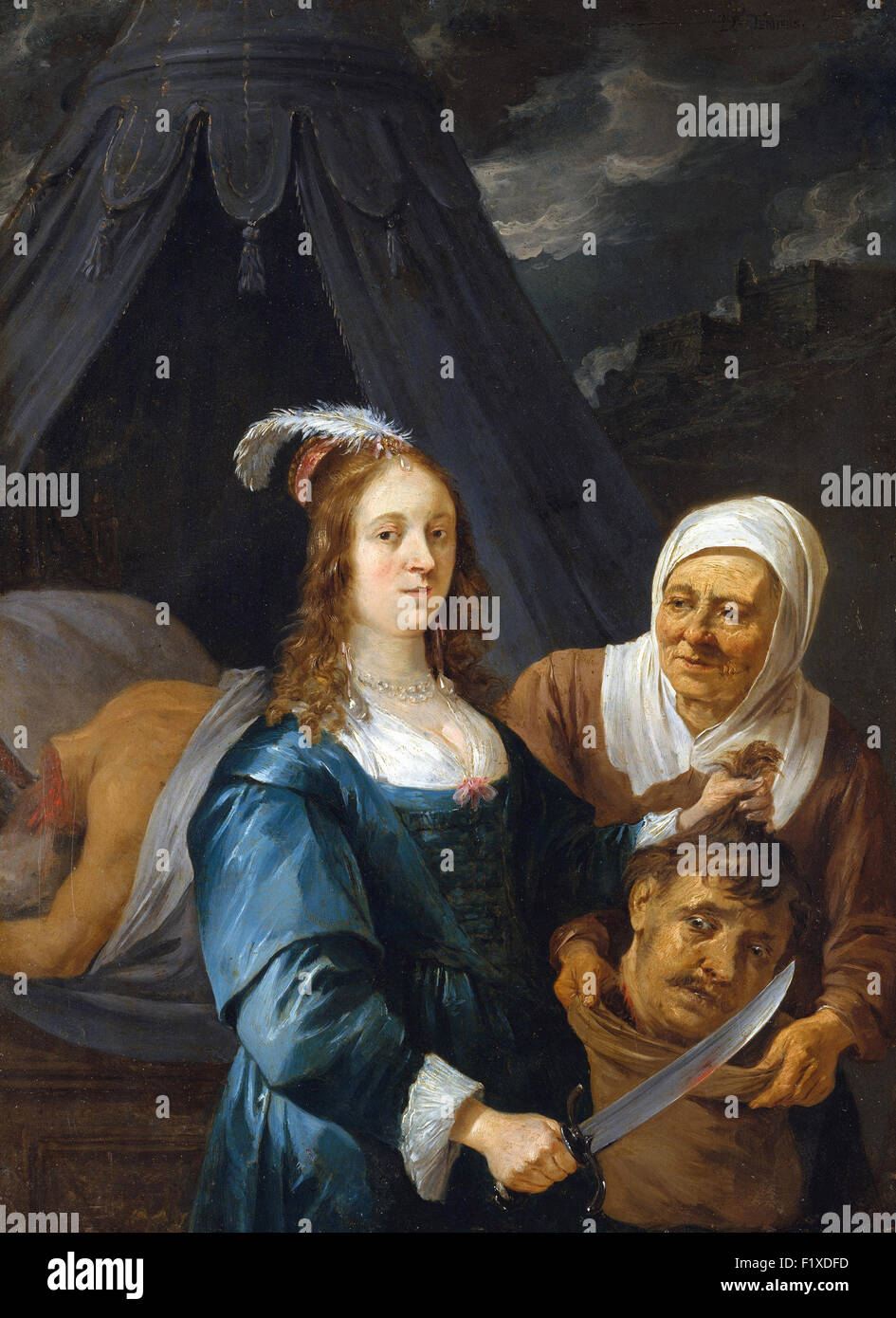 David Teniers the Younger - Judith with the Head of Holofernes Stock Photo