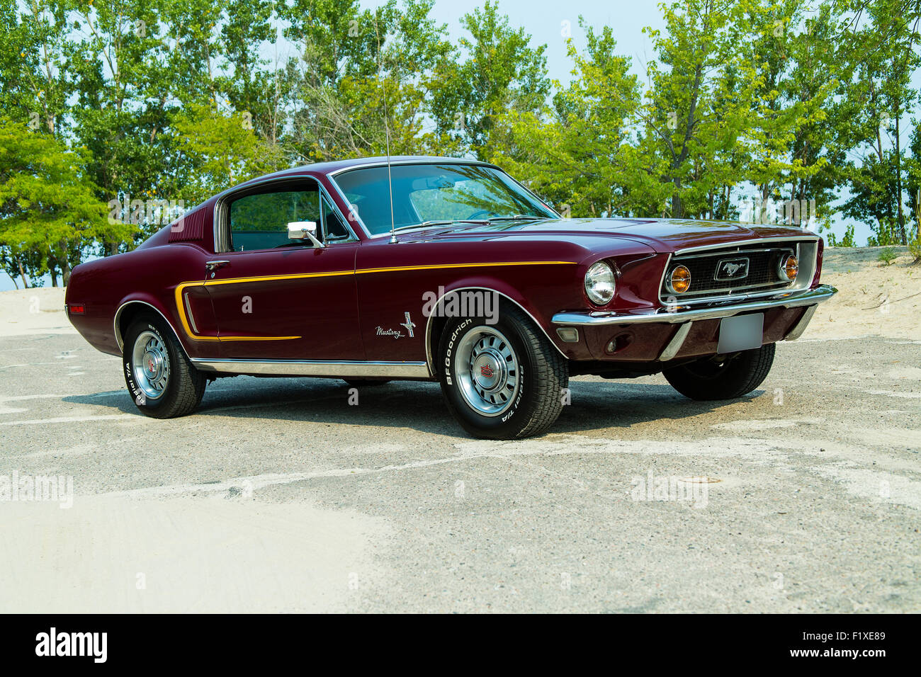 1968 Ford Mustang GT Stock Photo