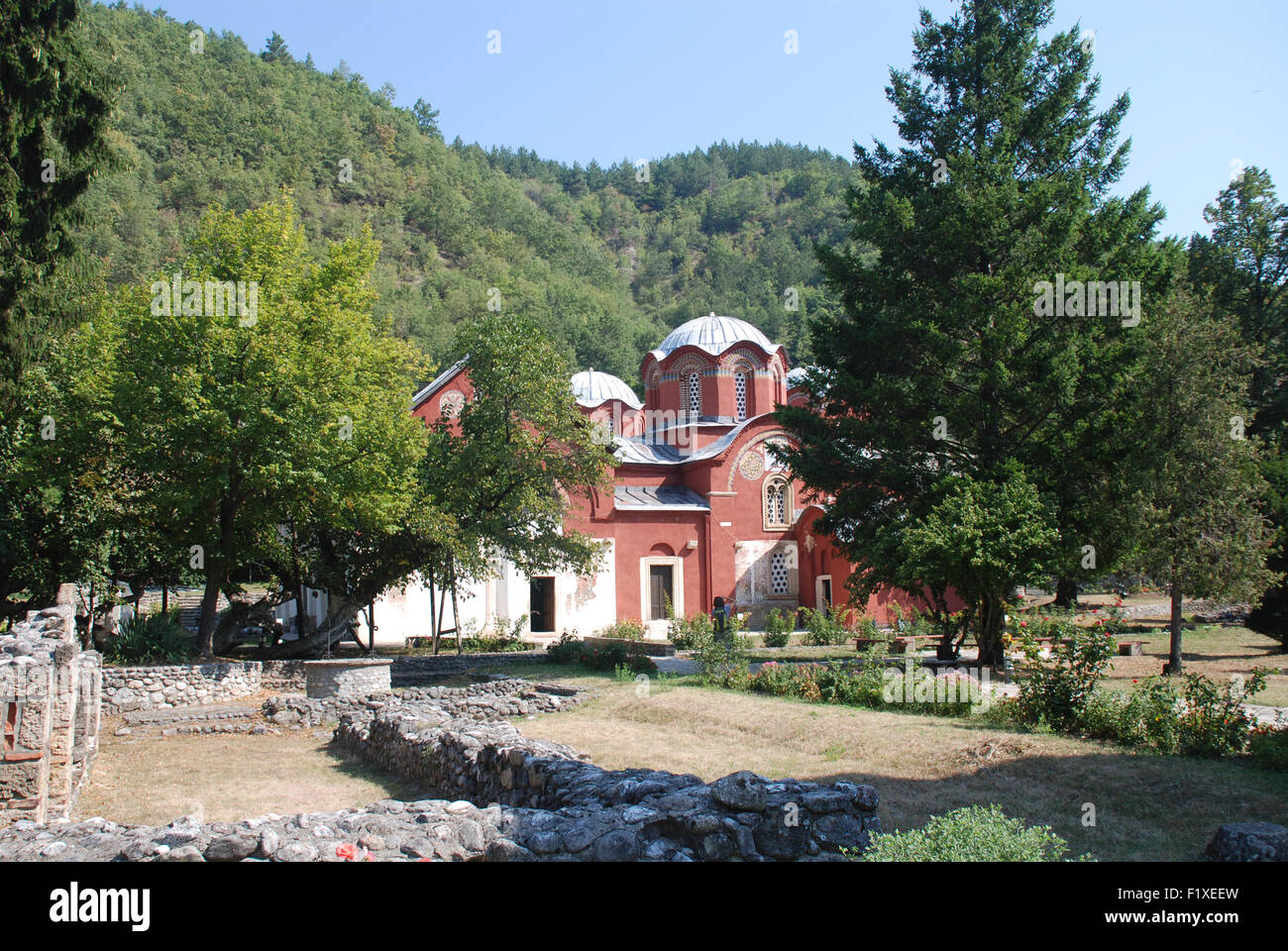 The Patriachte of Pec monastery in the Dukagini valley close to  Peja in Montenegro Stock Photo