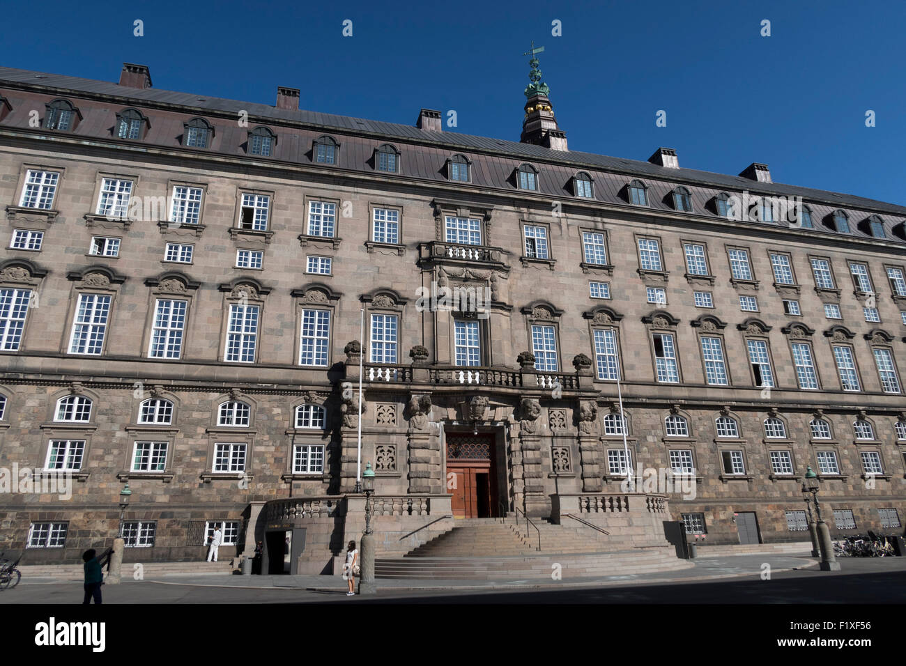 Parliament Christianborg Palace Copenhagen, Denmark Stock Photo