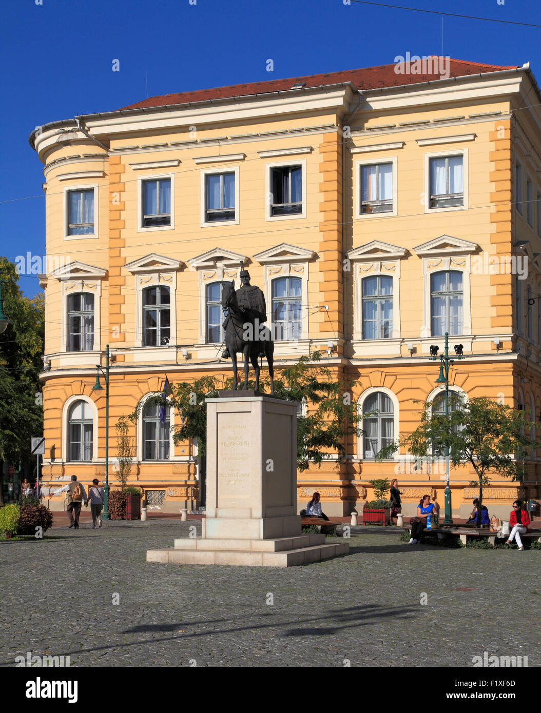 Hungary, Szeged, University, Faculty of Law, Stock Photo