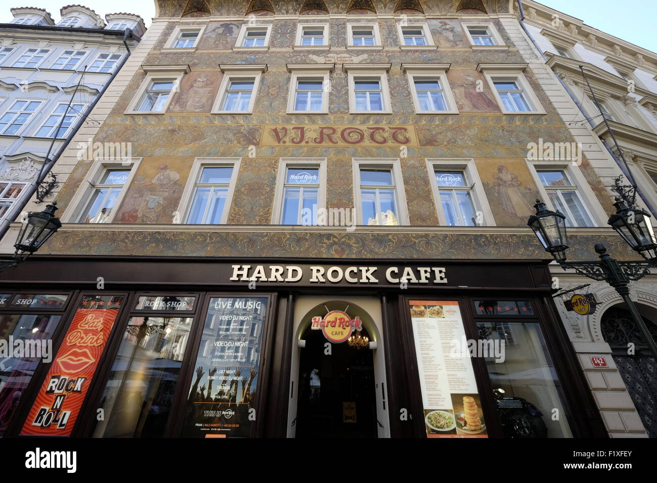 Hard Rock Cafe in Krakow, Poland, Europe Stock Photo Alamy