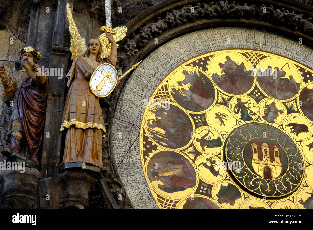 Astronomical clock in Prague, Czech Republic, Europe Stock Photo Alamy