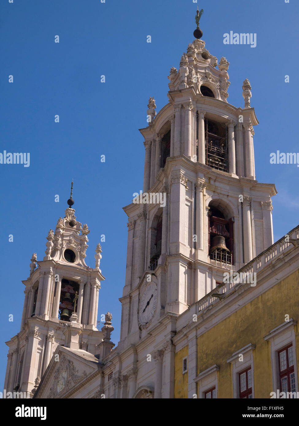 Palace of Mafra or Royal Mafra Convent, Mafra, Portugal, Europe Stock Photo