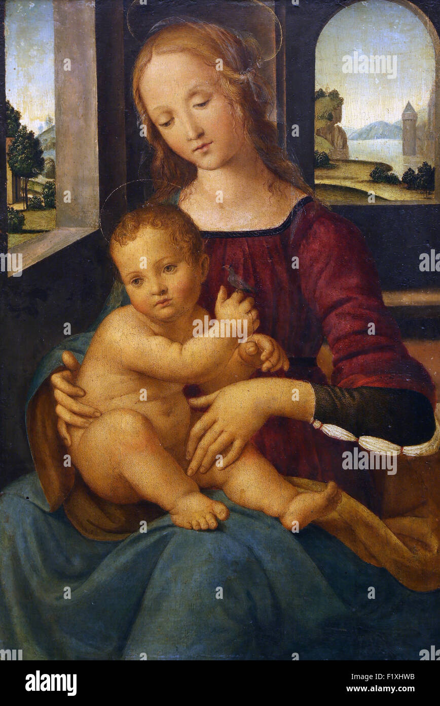 School of Lorenzo di Credi: Madonna with the Child, Old Masters 