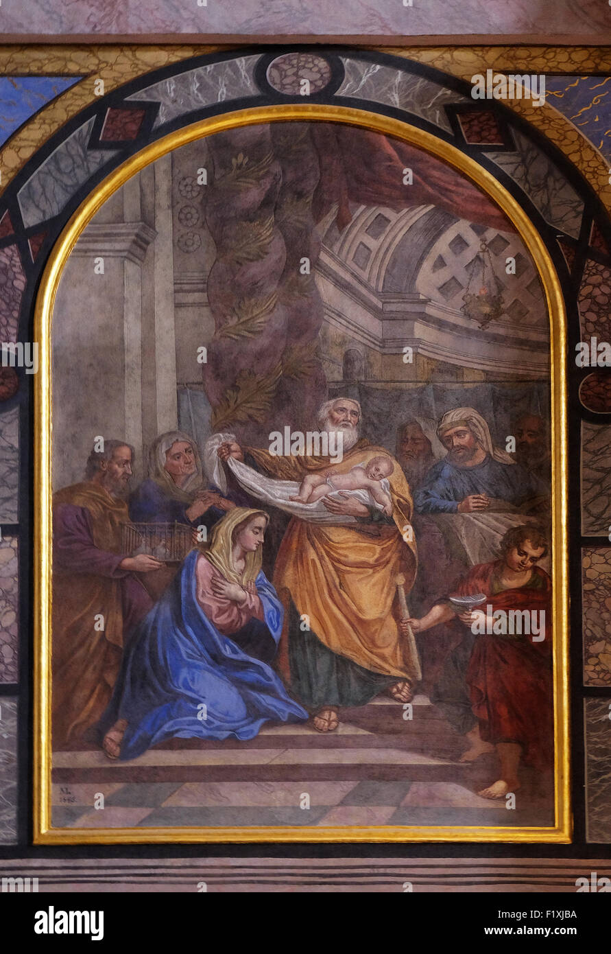 Presentation of jesus at the temple hi-res stock photography and images ...