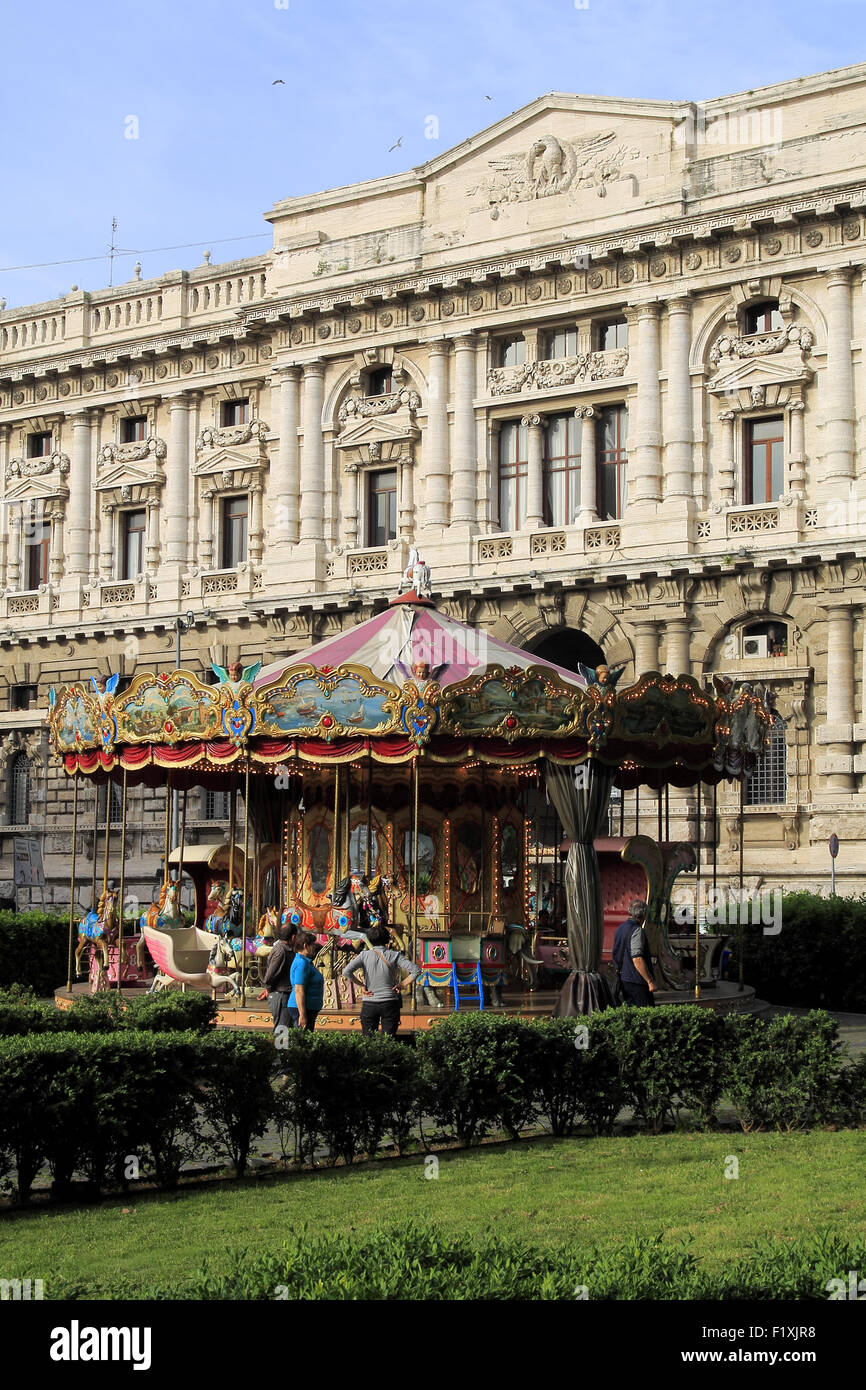 Manège, Carrousel près du Vatican. Rome, Italie. Stock Photo