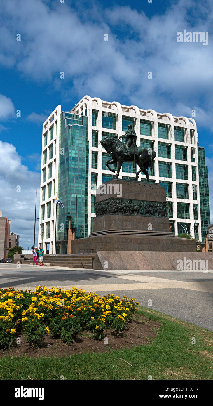 Montevideo, Uruguay, Plaza Independencia Stock Photo