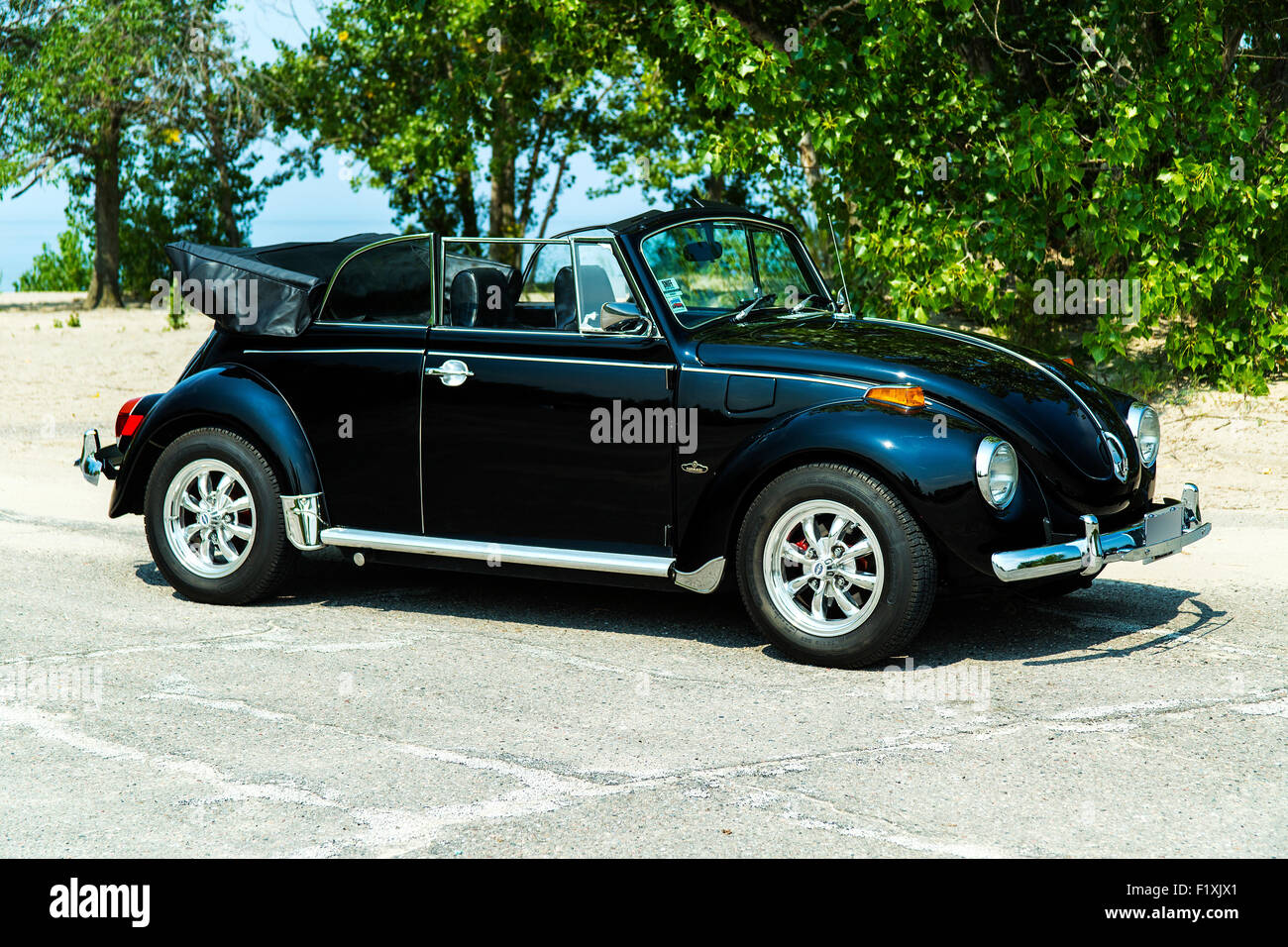 1972 Volkswagen Convertible Karman Coach Built Convertible Stock Photo