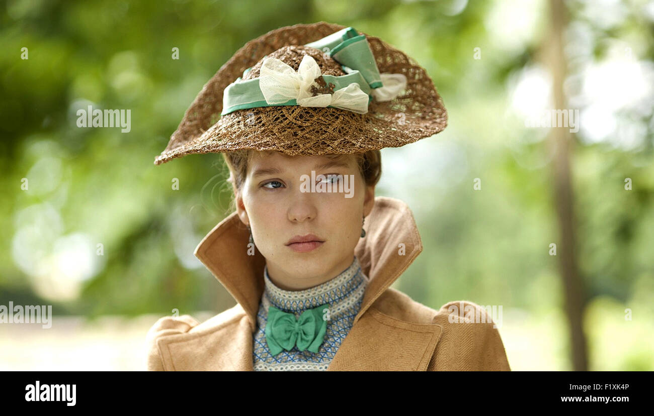 DIARY OF A CHAMBERMAID 2015 Cohen Media Group film with Lea Seydoux Stock Photo