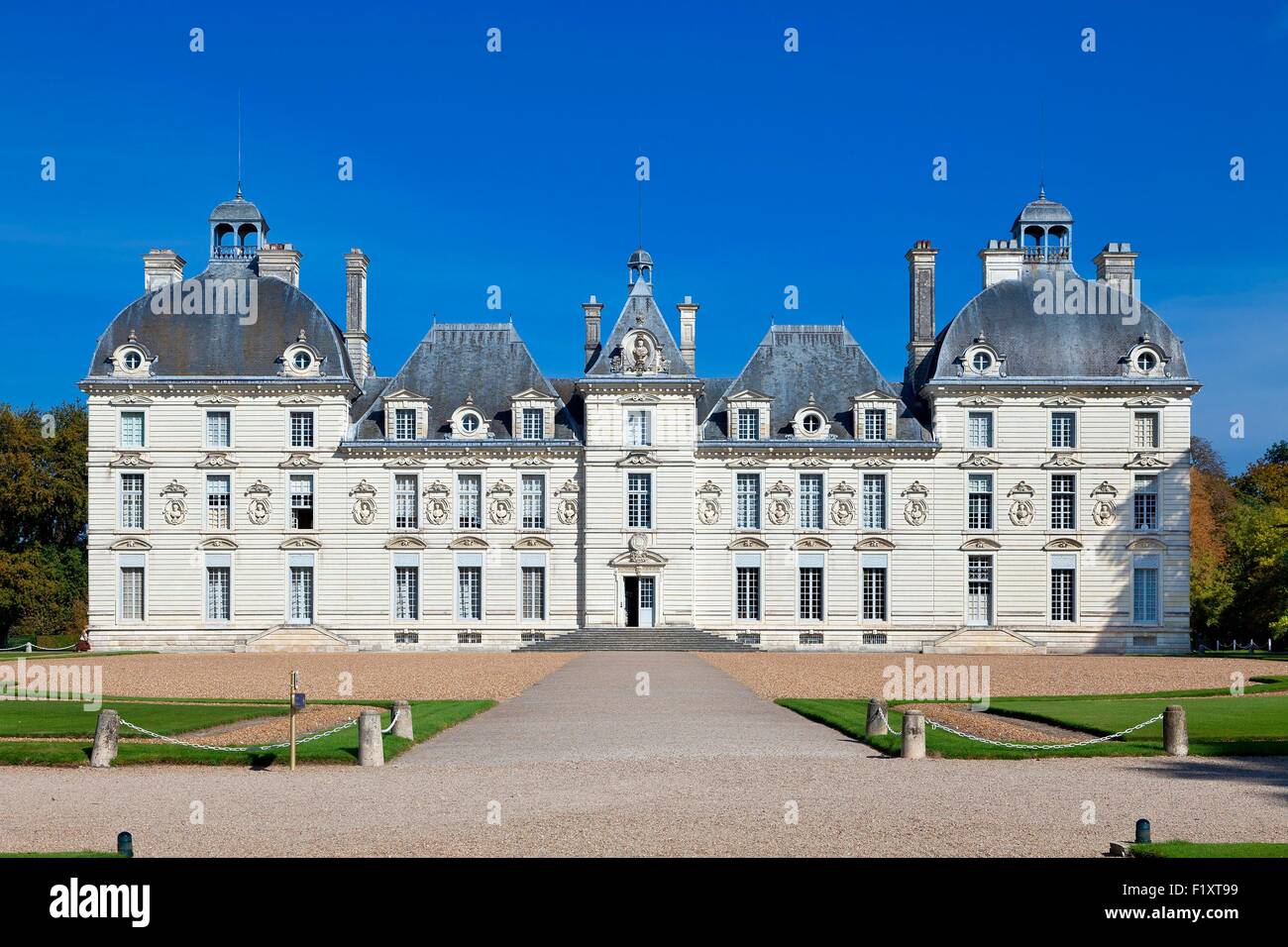 France, Loir et Cher, Sologne, Cheverny castle Stock Photo