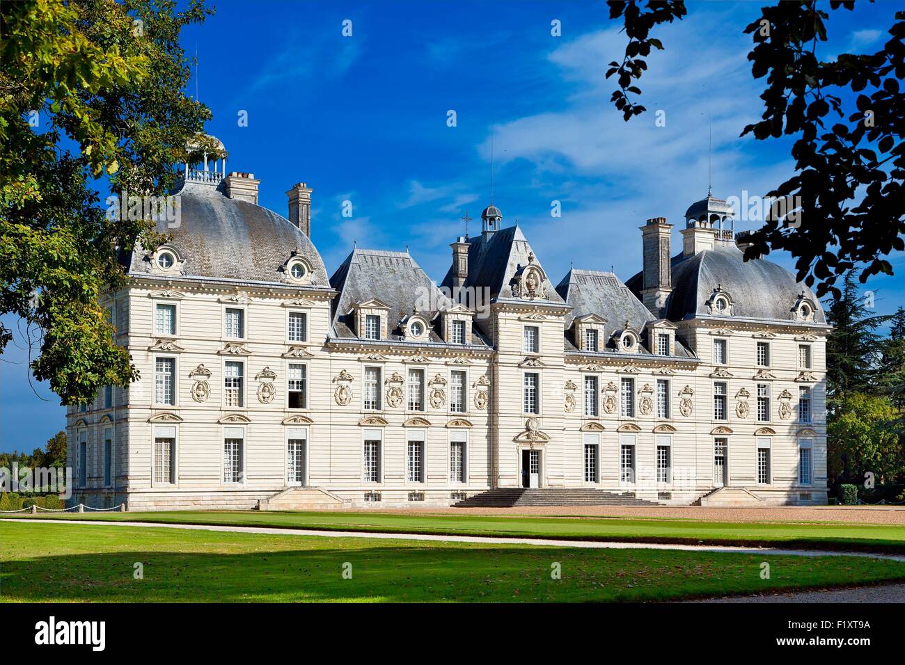 France, Loir et Cher, Sologne, Cheverny castle Stock Photo