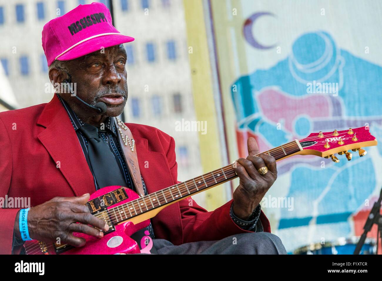 United States, Louisiana, New Orleans. Crescent Blues and BBQ festival