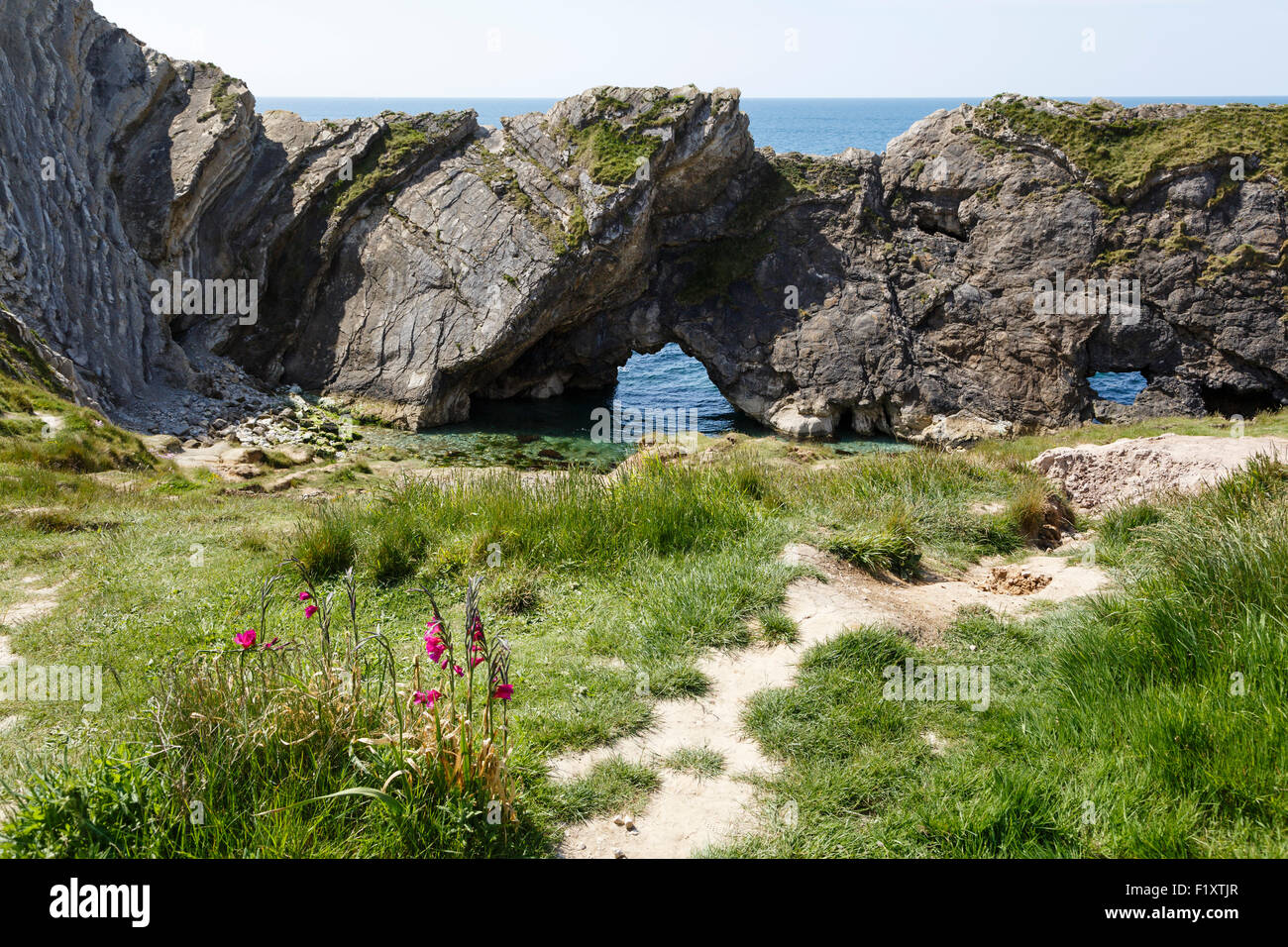 Stair Hole, West Lulworth, Isle of Purbeck, Dorset Stock Photo