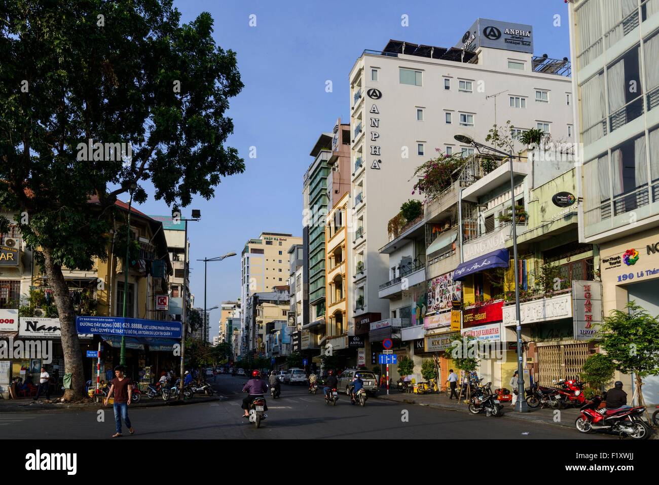 Vietnam, Ho Chi Minh Ville, district 1, Ben Tanh market area Stock Photo