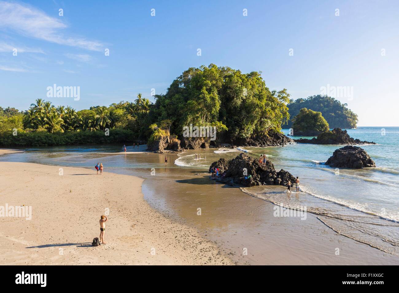 Costa Rica, Puntarenas province, Manuel Antonio Beach Stock Photo