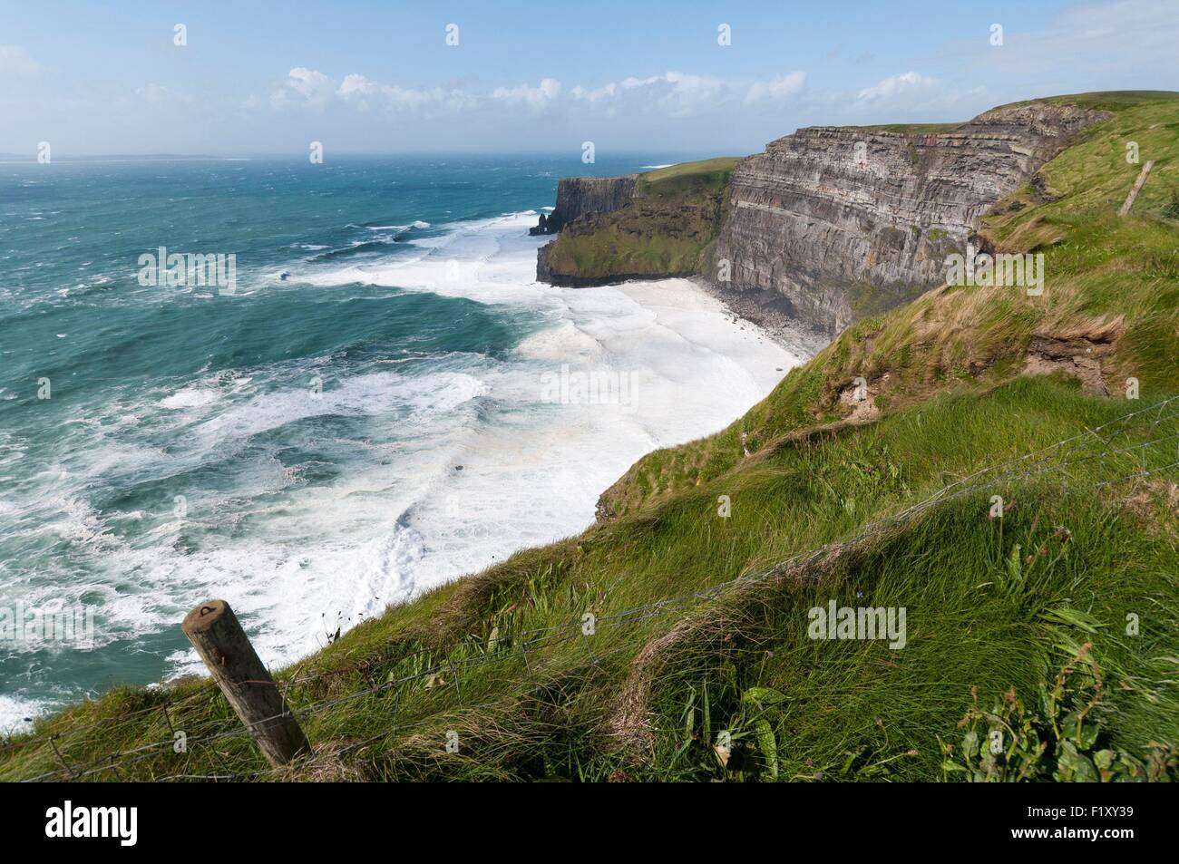 Ireland, County Clare, Cliffs of Moher Stock Photo