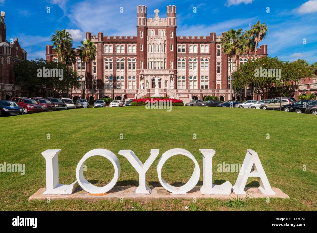 United States, Louisiana, New Orleans, French district, Loyola university Stock Photo