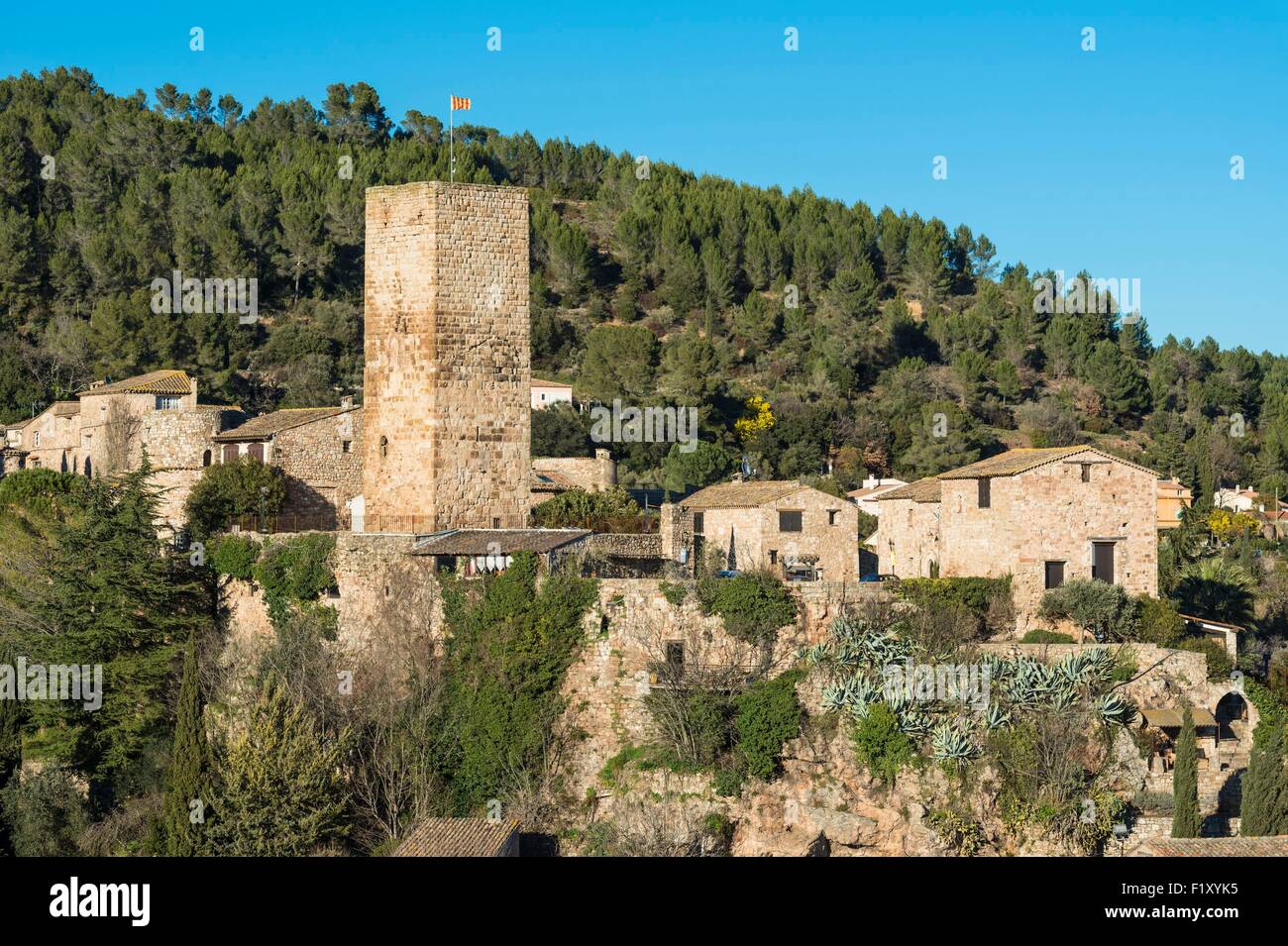 France, Var, Les Arcs sur Argens, medieval village dominated by the Stock Photo 87258953 Alamy
