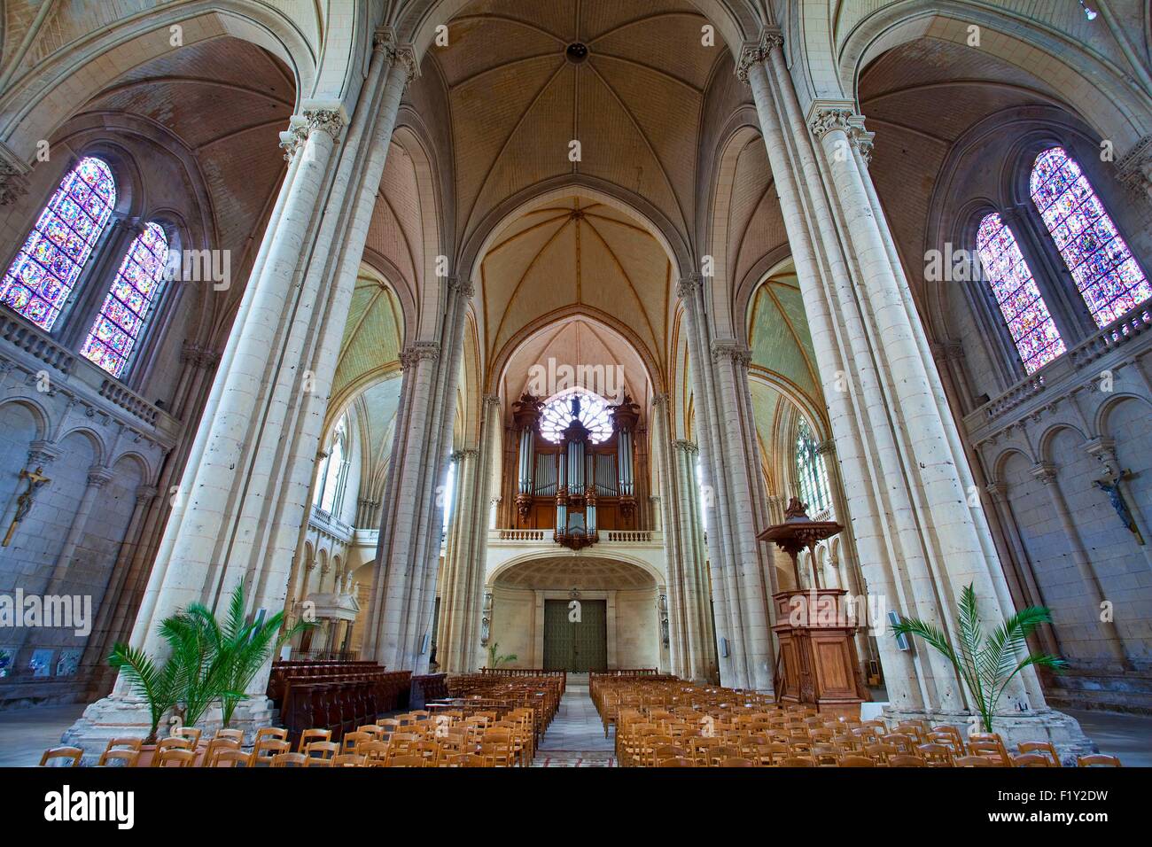 France, Dordogne, Perigord Blanc, Perigueux, Saint Front Byzantine ...