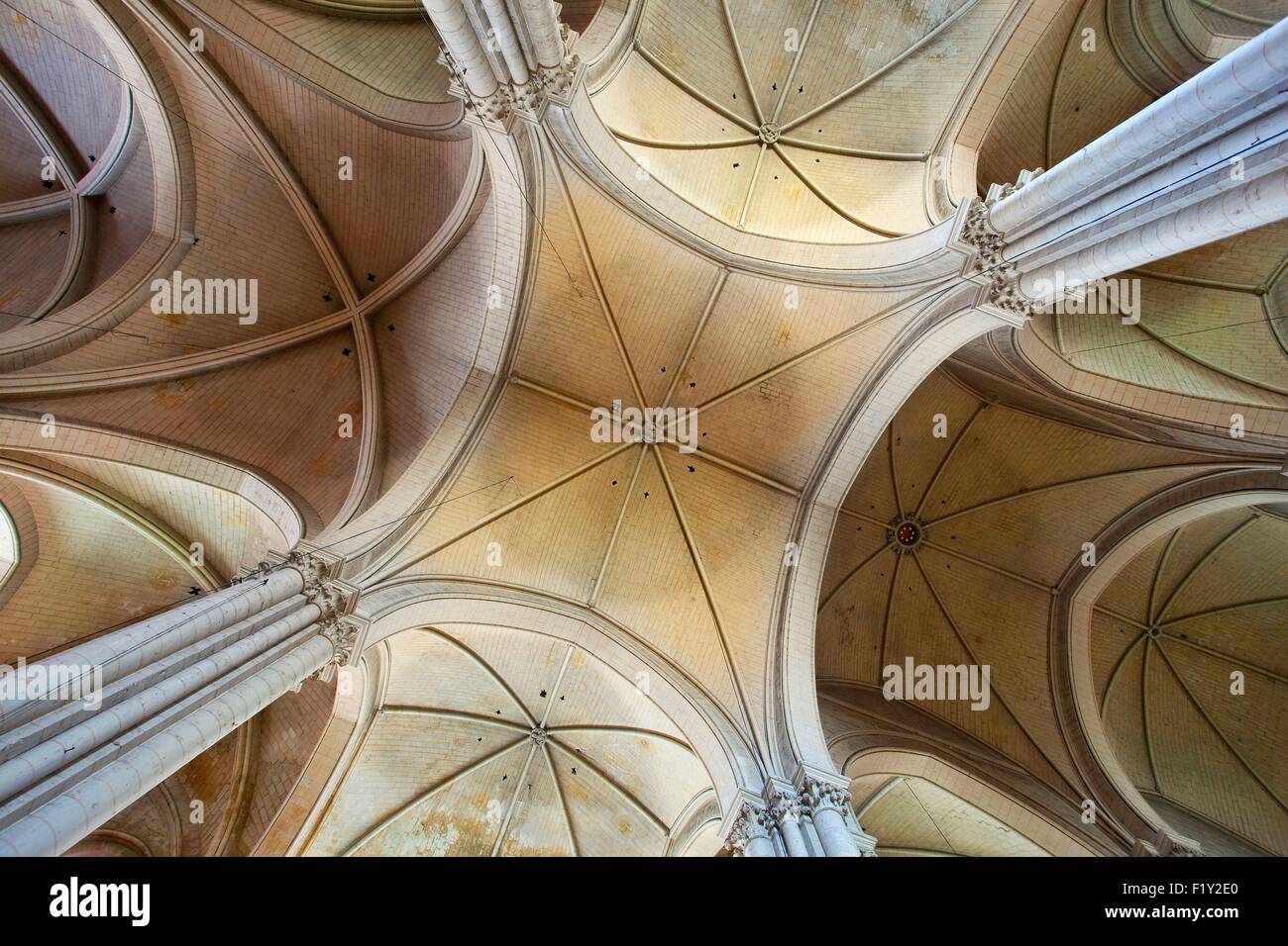 France, Dordogne, Perigord Blanc, Perigueux, Saint Front Byzantine ...