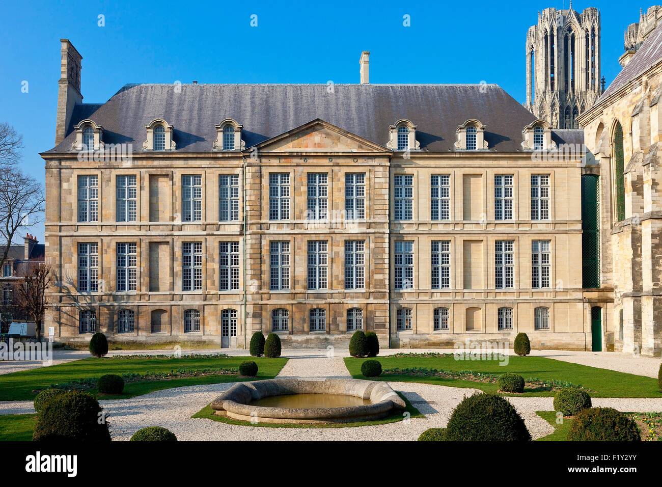 France, Marne, Reims, Palais du Tau, listed as World Heritage by UNESCO Stock Photo
