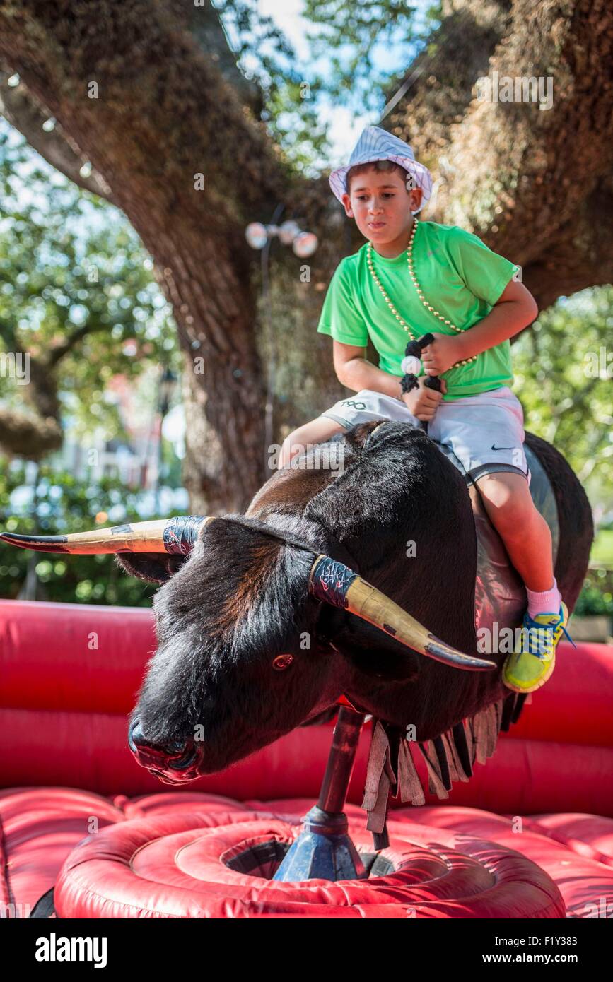 United States, Louisiana, Abbeville, cattle festival Stock Photo Alamy