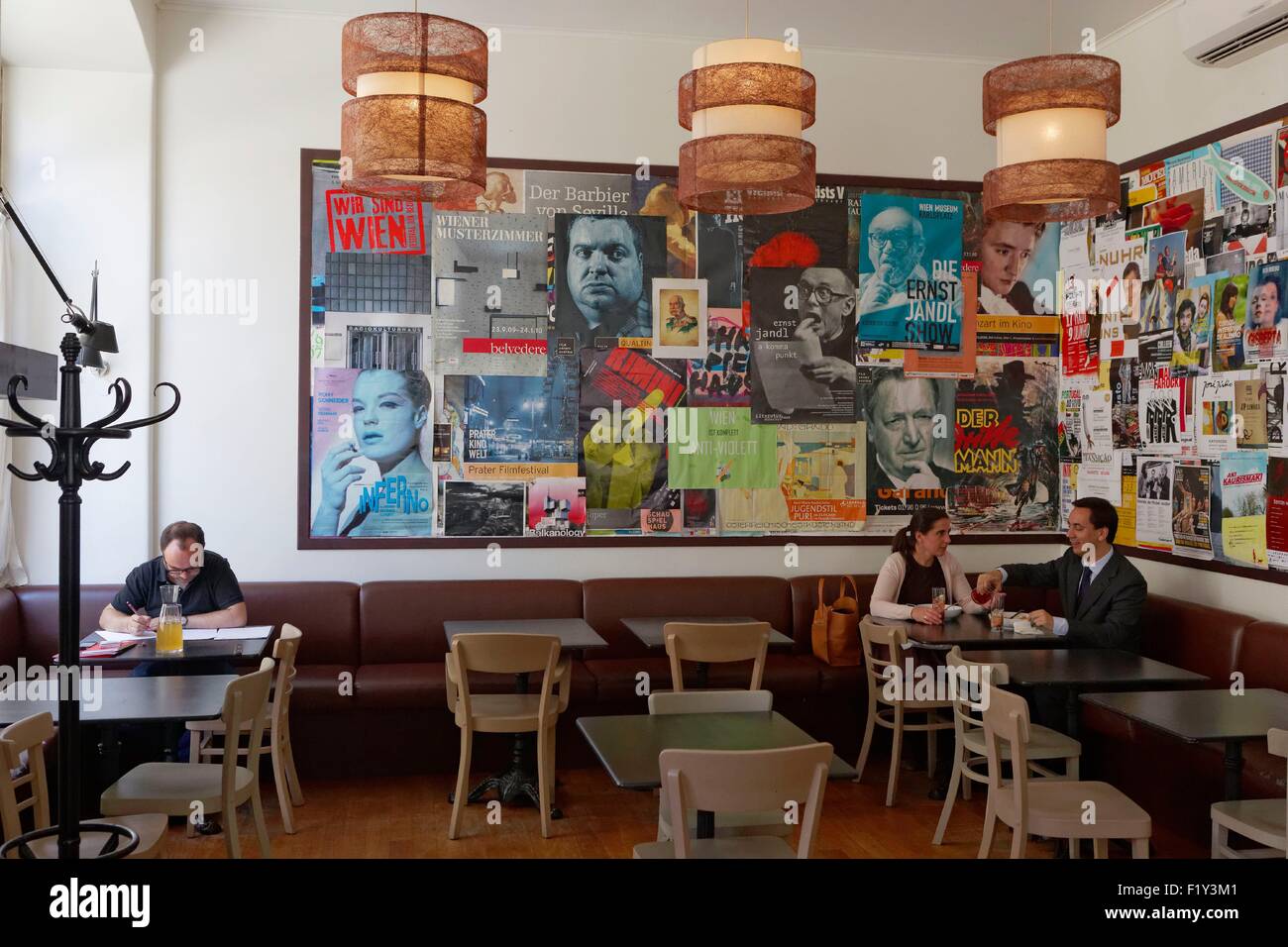 Portugal, Lisbon, Baixa, Viennese cafe style restaurant Kaffehaus Stock Photo